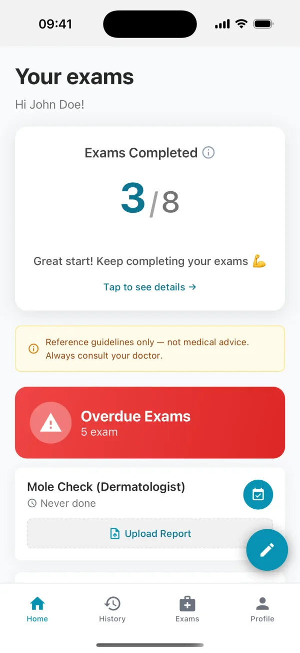A simple score. Not to judge — just to show you where things stand. Most people 